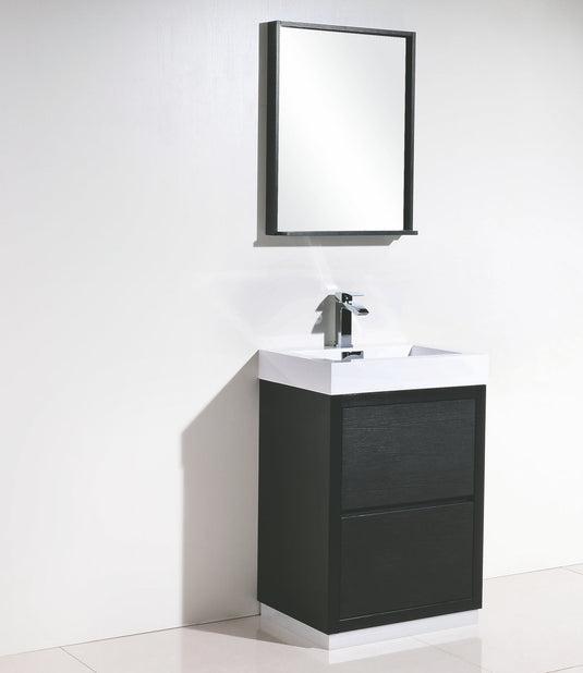 Bliss 24" Floor Mount Free Standing Bathroom Vanity With 2 Drawers-Bathroom & More | High Quality from Coozify