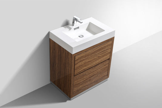 Bliss 30" Floor Mount Free Standing Bathroom Vanity With 2 Drawers-Bathroom & More | High Quality from Coozify