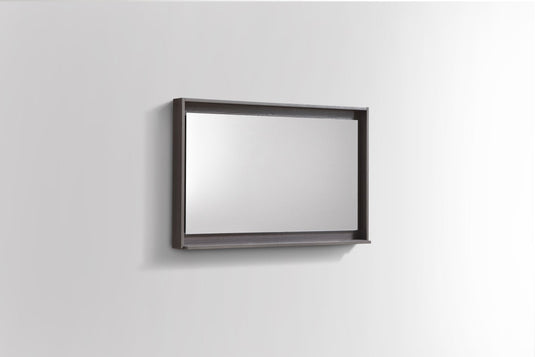 36" Wide Bathroom Mirror With Shelf – Gray Oak-Bathroom & More | High Quality from Coozify