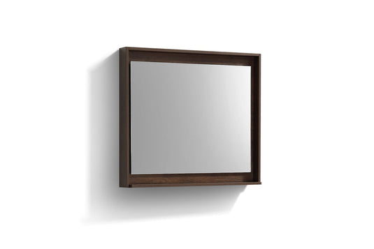 36″ Wide Mirror With Shelf – Rosewood-Bathroom & More | High Quality from Coozify