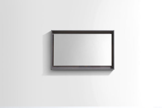 40" Wide Bathroom Mirror With Shelf – Gray Oak-Bathroom & More | High Quality from Coozify
