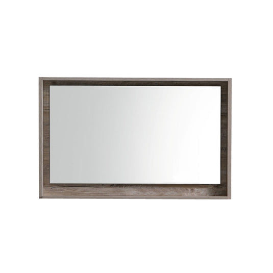 40" Wide Bathroom Mirror With Shelf – Nature Wood-Bathroom & More | High Quality from Coozify