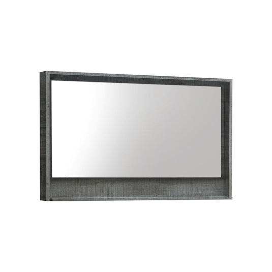 48" Wide Bathroom Mirror With Shelf – Ocean Gray-Bathroom & More | High Quality from Coozify