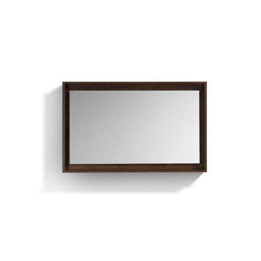 48″ Wide Mirror With Shelf – Rosewood-Bathroom & More | High Quality from Coozify