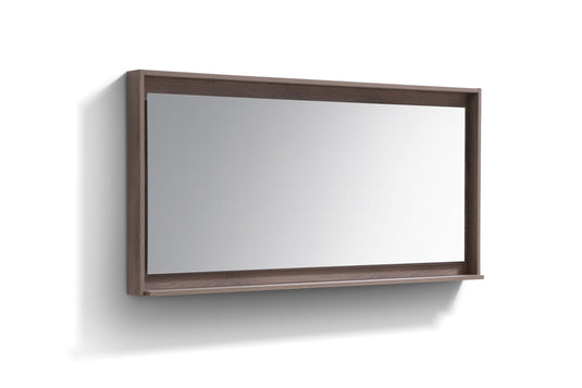 60" Wide Bathroom Mirror With Shelf – Butternut-Bathroom & More | High Quality from Coozify