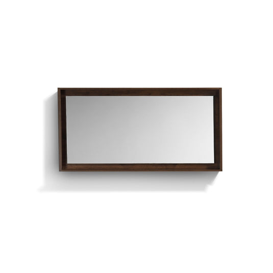 60″ Wide Mirror With Shelf – Rosewood-Bathroom & More | High Quality from Coozify