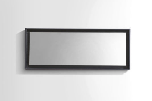 70" Wide Bathroom Mirror With Shelf – Black-Bathroom & More | High Quality from Coozify