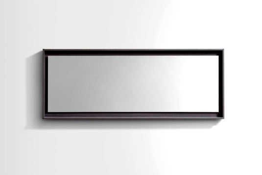 70" Wide Bathroom Mirror With Shelf – High Gloss Gray Oak-Bathroom & More | High Quality from Coozify