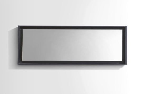 80" Wide Bathroom Mirror With Shelf – Black-Bathroom & More | High Quality from Coozify