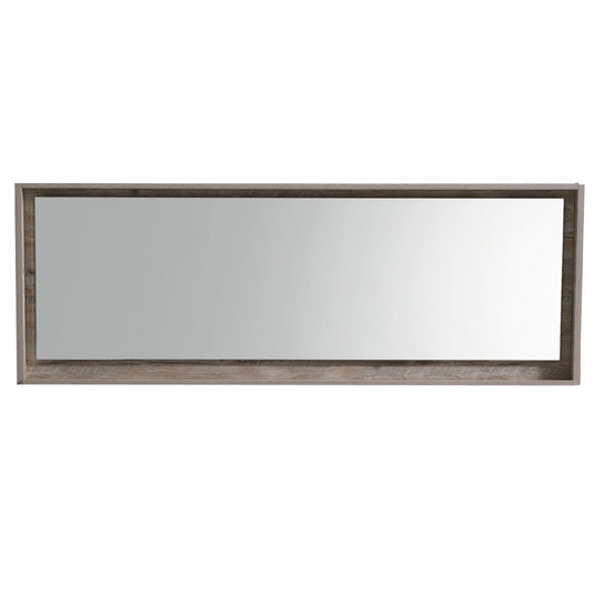 80" Wide Bathroom Mirror With Shelf – Nature Wood-Bathroom & More | High Quality from Coozify