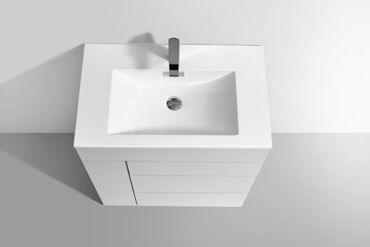 Milano 30" Single Sink Floor Mount Modern Bathroom Vanity-Bathroom & More | High Quality from Coozify
