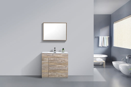 Milano 36" Single Sink Floor Mount Modern Bathroom Vanity-Bathroom & More | High Quality from Coozify