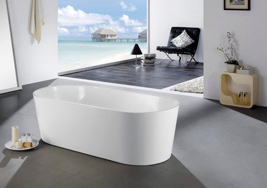 Ovale 66.2" x 31.6" x 22.5" Free Standing Bathtub-Bathroom & More | High Quality from Coozify