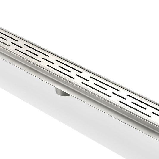 28" Stainless Steel Linear Grate Shower Drain-Bathroom & More | High Quality from Coozify