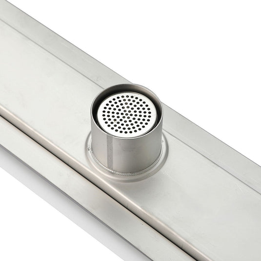 28" Stainless Steel Linear Grate Shower Drain-Bathroom & More | High Quality from Coozify