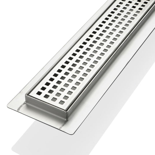 28" Stainless Steel Pixel Grate Shower Drain-Bathroom & More | High Quality from Coozify