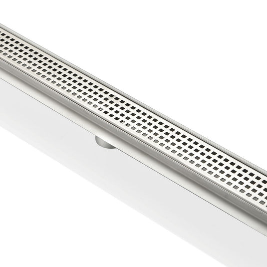 48" Stainless Steel Pixel Grate Shower Drain-Bathroom & More | High Quality from Coozify