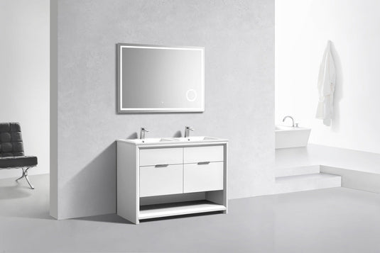 48″ Double Sink Nudo Modern Bathroom Vanity-Bathroom & More | High Quality from Coozify