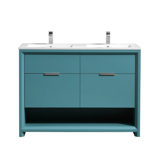 48″ Double Sink Nudo Modern Bathroom Vanity-Bathroom & More | High Quality from Coozify