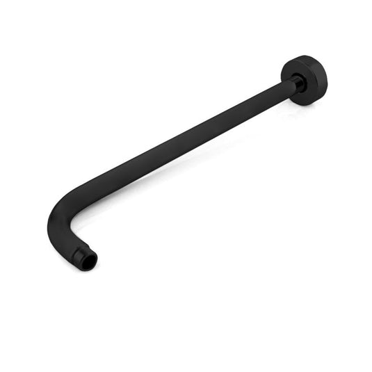 Aqua Rondo by Kube Bath 17 Inch Wall Mount Shower Arm – Matte Black-Bathroom & More | High Quality from Coozify