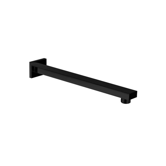 Aqua Piazza by Kube Bath 17 Inch Wall Mount Shower Arm – Matte Black-Bathroom & More | High Quality from Coozify