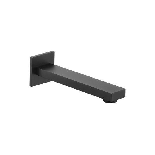 Aqua Piazza by Kube Bath 7 Inch Long Tub Filler Spout With Aerator – Matte Black Finish-Bathroom & More | High Quality from Coozify